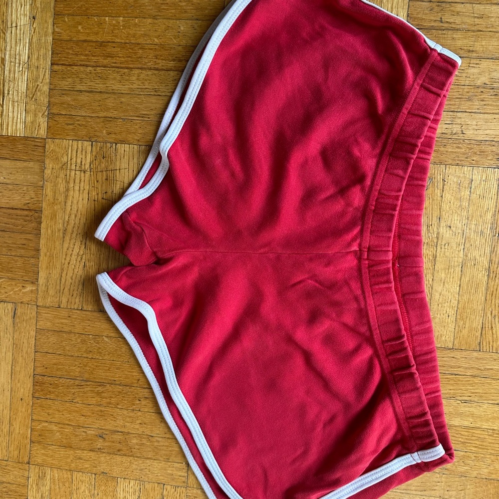 Vintage American Apparel Red Booty Shorts